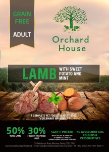 Grain Free Lamb Sweet Potato & Mint - Adult